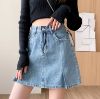 Ảnh của Chân váy cạp cao phối ly dáng ngắn, chân váy KABICO kèm quần trong dáng chữ A phong cách_V22