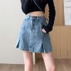 Ảnh của Chân váy cạp cao phối ly dáng ngắn, chân váy KABICO kèm quần trong dáng chữ A phong cách_V22