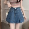 Ảnh của Chân váy cạp cao phối ly dáng ngắn, chân váy KABICO kèm quần trong dáng chữ A phong cách_V22