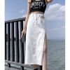 Picture of Chân Váy Xẻ Dài Qua Gối Cạp Cao Tua Gấu Phong Cách Hàn Quốc_A2