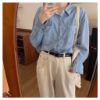 Ảnh của Áo jean nữ dài tay, áo sơ mi jean dài tay, áo bò nữ dài tay _G2