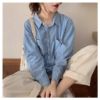 Ảnh của Áo jean nữ dài tay, áo sơ mi jean dài tay, áo bò nữ dài tay _G2