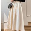 Ảnh của Chân váy midi dáng dài phối lưng chun, chân váy dài qua gối cạp cao_A6