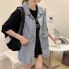 Picture of Áo gile jean nam nữ KABICO cá tính áo khoác bò dáng rộng phong cách Ulzzang_G3