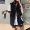 Picture of Áo gile jean nam nữ KABICO cá tính áo khoác bò dáng rộng phong cách Ulzzang_G3