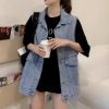 Picture of Áo gile jean nam nữ KABICO cá tính áo khoác bò dáng rộng phong cách Ulzzang_G3