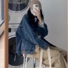 Ảnh của Áo jean nữ dài tay dáng rộng, áo jean nữ KABICO mặc mùa thu đông phong cách_G12