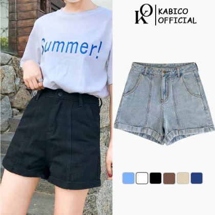 Ảnh của Quần Shorts Cạp Cao Ống Rộng_C1