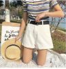 Ảnh của Quần Shorts Cạp Cao Ống Rộng_C1
