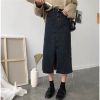 Ảnh của Chân váy cạp cao dài qua gối tua gấu trước_A13
