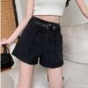 Picture of Quần Short jean nữ cạp cao tua gấu, quần short jean KABICO phong cách thanh lịch_C10