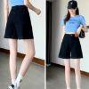 Ảnh của Quần short jean nữ cạp cao phong cách, quần short KABICO ống rộng kiểu dáng thanh lịch_C13