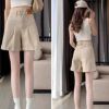 Ảnh của Quần short jean nữ cạp cao phong cách, quần short KABICO ống rộng kiểu dáng thanh lịch_C13