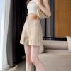 Ảnh của Quần short jean nữ cạp cao phong cách, quần short KABICO ống rộng kiểu dáng thanh lịch_C13