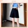 Ảnh của Quần short jean nữ cạp cao phong cách, quần short KABICO ống rộng kiểu dáng thanh lịch_C13
