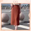 Ảnh của Chân váy dạ nữ cạp cao phối chun sau, chân váy dạ midi dáng dài phong cách_A21