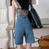 Ảnh của Quần Short Cạp Cao Ống Rộng Phong Cách Ulzzang_Mẫu Mới Nhất c24