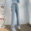Ảnh của Quần jean nữ cạp cao ống rộng, quần jean chỉnh cạp phong cách Ulzzang_j16
