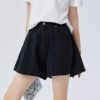 Picture of Quần shorts nữ KABICO cạp cao ống xòe, quần shorts jeans kiểu dáng dễ thương C31
