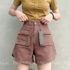 Picture of Quần short KABICO nữ túi hộp tôn dáng, quần short jean cạp cao phong cách_C33