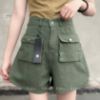 Picture of Quần short KABICO nữ túi hộp tôn dáng, quần short jean cạp cao phong cách_C33