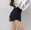 Picture of Quần short ngắn nữ cạp cao tua gấu, quần short jean kaki phong cách ulzzang_c32