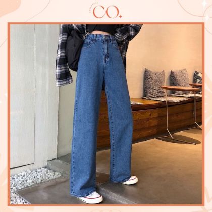 Ảnh của Quần Jean Ống Rộng Cạp SIêu Cao Cực HOT_J2