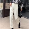 Picture of Quần jean ống suông, quấn jean cạp cao phong cách ulzzang_j15
