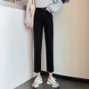 Ảnh của Quần jean nữ cạp cao ống rộng, quần jean chỉnh cạp phong cách Ulzzang_j16
