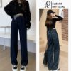 Ảnh của Quần jean ống đứng tua gấu, Quần jean cạp cao tôn dáng_Mẫu Mới Nhất J18