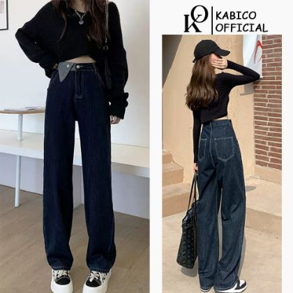 Ảnh của Quần jean ống đứng tua gấu, Quần jean cạp cao tôn dáng_Mẫu Mới Nhất J18