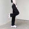 Ảnh của Quần jeans dài cạp cao. quần jeans ống rộng phong cách Hiphop_j23
