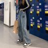 Ảnh của Quần jeans nữ dáng thung, quần jeans cạp cao phong cách Ulzzang_j26