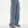 Ảnh của Quần dài nữ cạp cao rách gấu, quần jeans dài phong cách ulzzang_J28