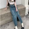 Ảnh của Chân váy jean nữ cạp cao xẻ trước, chân váy jean KABICO phong cách Ulzzang_A28