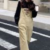 Ảnh của Quần yếm jeans ống rộng, quần yếm jeans trẻ chung năng động phong cách_y7