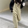Ảnh của Quần yếm jeans ống rộng, quần yếm jeans trẻ chung năng động phong cách_y7