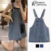 Picture of Váy yếm jeans ngắn KABICO váy yếm nữ kaki dáng rộng trẻ trung thanh lịch phong cách Hàn Quốc Y10