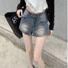 Picture of Quần short jean nữ cạp cao dáng ngắn, quần short KABICO kiểu dáng sexy_c44