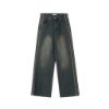 Picture of Quần jean dài cạp cao ống rộng, quần jean dài unisex phong cách Ulzzang_K51