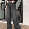 Picture of Quần jean dài ống rộng phong cách unisex, quần jean cạp cao Hip Hốp_K55