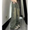 Picture of Quần jean dài ống rộng phong cách unisex, quần jean cạp cao Hip Hốp_K55