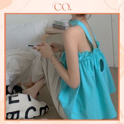 Ảnh của Áo Trễ Vai Đi Biển, Áo trễ Vai, Áo Hở Lưng, Áo hai Dây, Áo Tiều Thư_Mẫu Mới Nhất A6