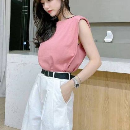 Ảnh của Áo Sát Nách Độn Vai Phong Cách