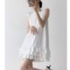 Ảnh của Đầm dáng suông phồi bèo cao cấp, đầm tiểu thư nữ tính sát nách_m11