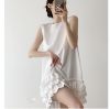 Ảnh của Đầm dáng suông phồi bèo cao cấp, đầm tiểu thư nữ tính sát nách_m11