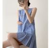 Picture of Đầm nữ dáng suông không cổ, đầm nữ công sở dáng ngắn, đầm KABICO tiểu thư phong cách _M3