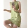 Picture of Đầm nữ dáng suông thiết kế cao cấp, đầm công sở trẻ chung không tay thanh lịch_m19