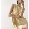 Picture of Đầm nữ dáng suông xếp ly cao cấp, đầm công sở trẻ chung không tay không cổ kiểu dáng thanh lịch_m14