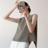 Ảnh của Áo sát nách hở lưng cao cấp, áo nữ tahnh lích dáng croptop phong cách Hàn Quốc_M12